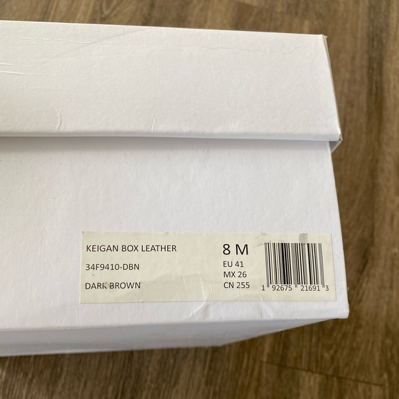 Calvin Klein Keigan Dark Brown Boots Sz 8 - Picture 2 of 6